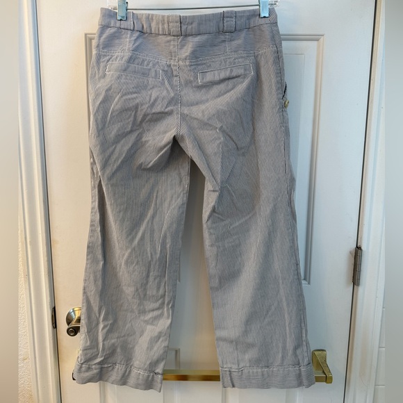 Stylish Gray Cropped Pants - Picture 2 of 2